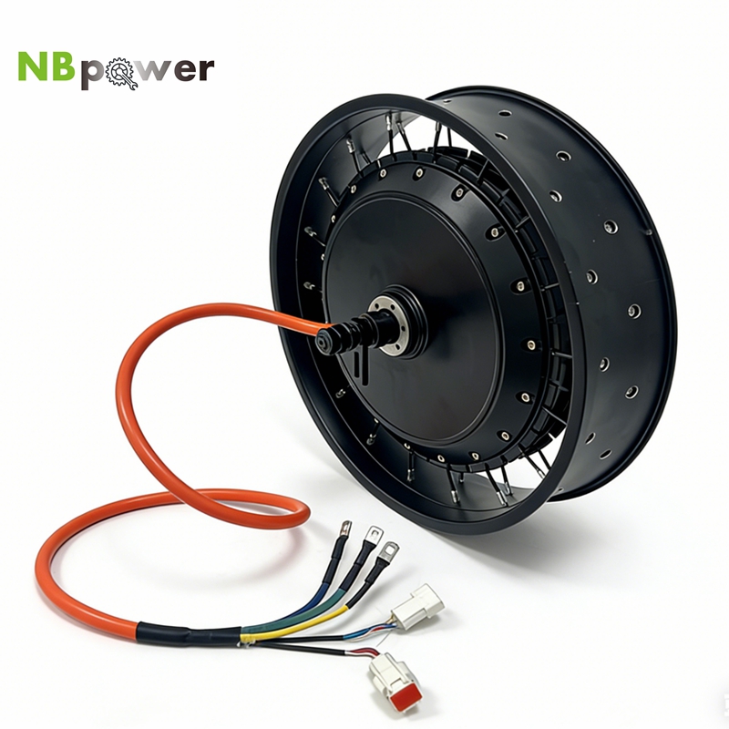 Qs Motor 273 8000W Hub Motor - NBpower/QS 273 40H 48-96В Номинальное напряжение
