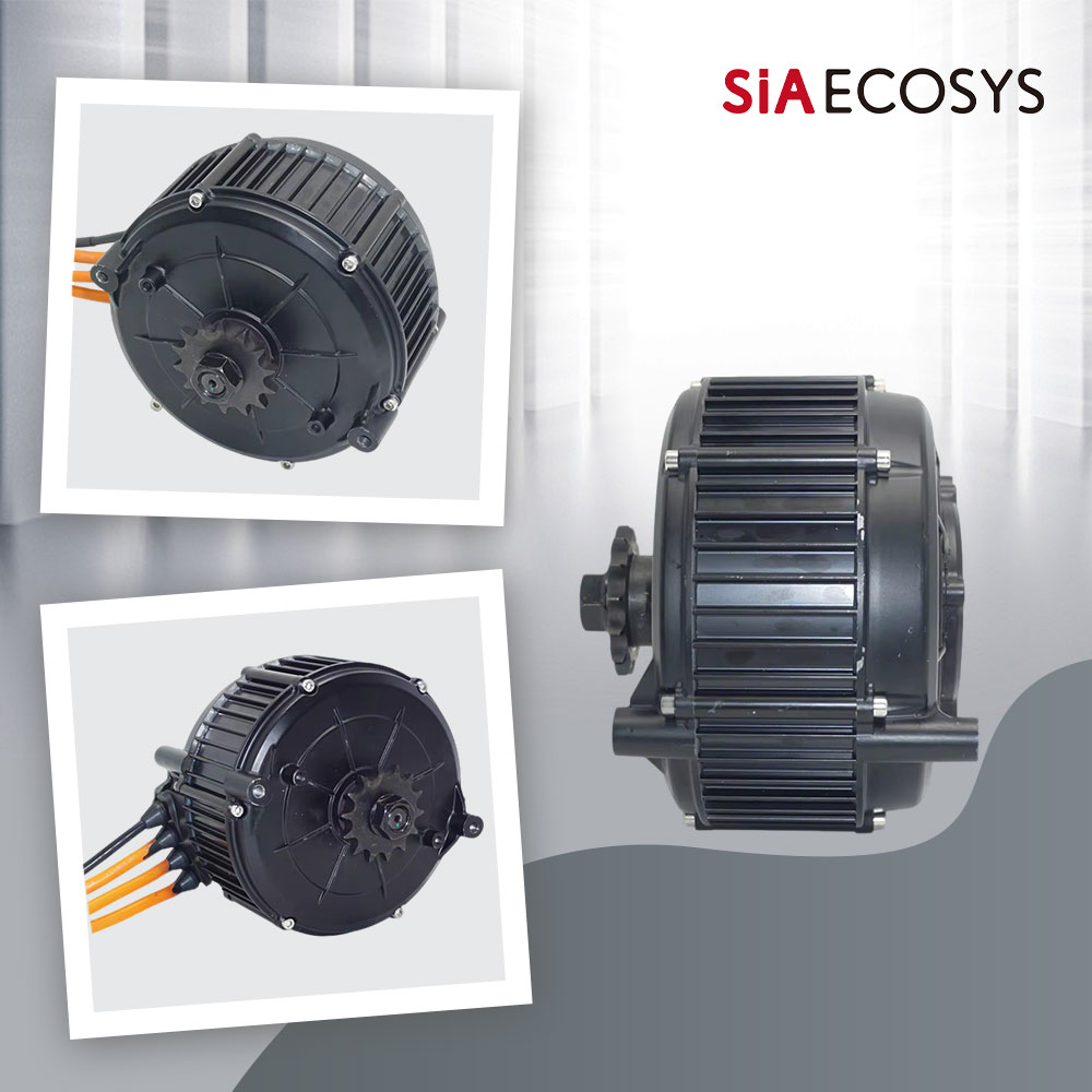 Склад в США: Мотор-редуктор QS – обзор и цена Mid Drive Motor Kit 72V 5000W